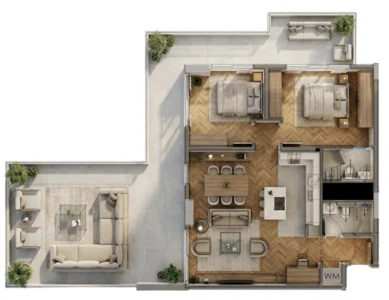 2 Bedroom